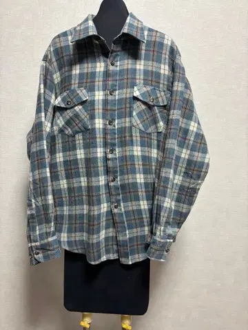 시어스 스포츠웨어 플란넬 셔츠 70s XL 시어스
