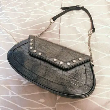 00s archive 원숄더 백 메탈릭 y2k