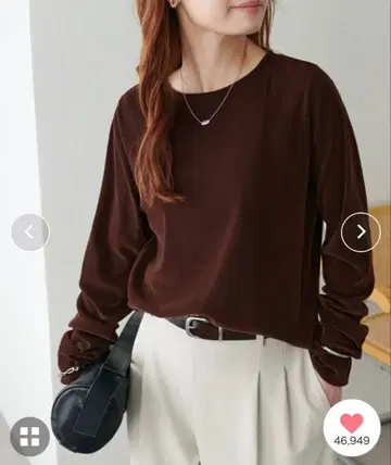 DISCOAT 플로키 메쉬 롱 슬리브