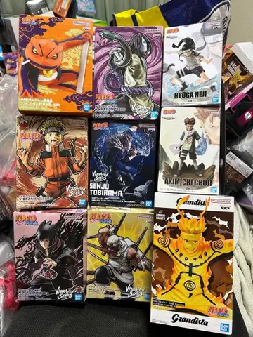NARUTO 피규어 9점 세트 미사용