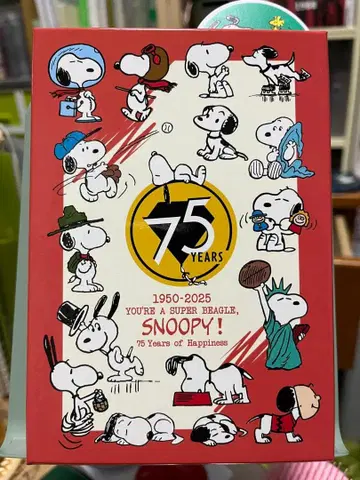 스누피 75주년 기념 엽서 세트