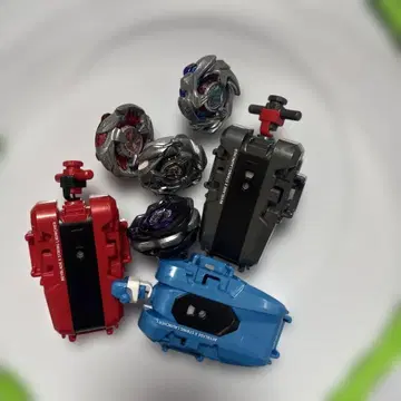 Beyblade X 스트링 런처 레드 블루 세트