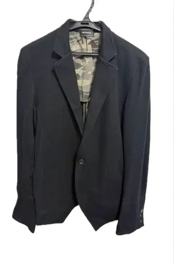 MAD HOUND 블랙 테일러드 자켓