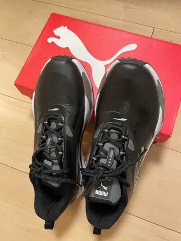 PUMA 스포츠 골프화 블랙/화이트