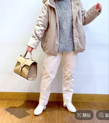 라이트 웜 발수 후드 블루종