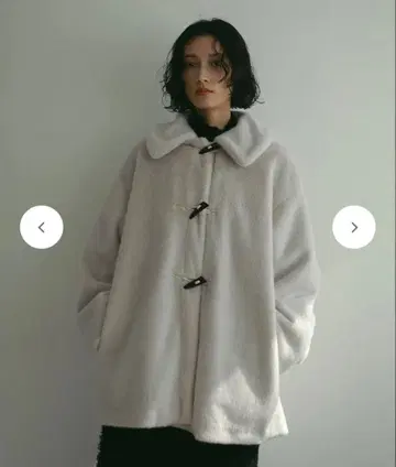 N WITH. 에위즈 퍼 더플 코트 클리닝 완료 마에다 노조미