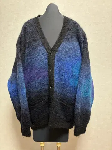 슈타인 그라데이션 모헤어 니트 가디건 L