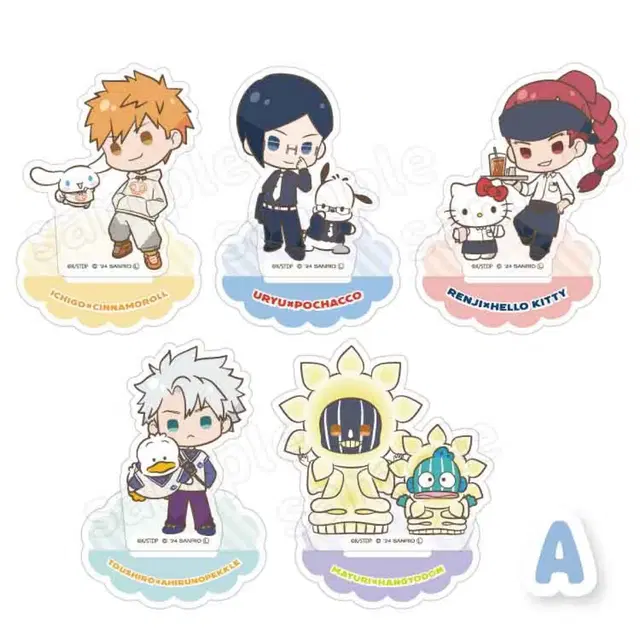 블리치 산리오 콜라보 아크릴 스탠드 이치고 렌지 우류 토시로 마유리 굿즈