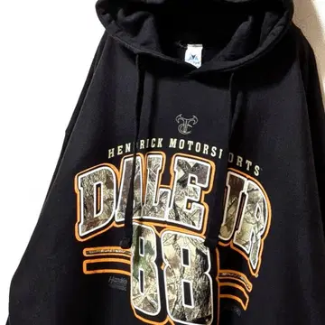 밀텍스 데일JR88 로고 후드 맨투맨 블랙 XL 구제 의류