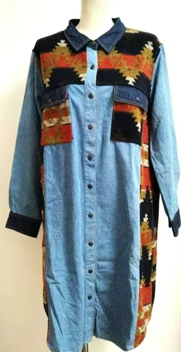 티티카카 데님 코트