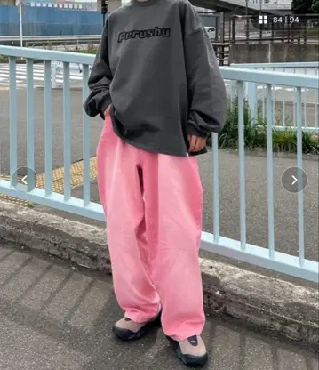 페르슈 핑크 데님