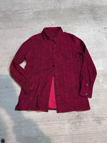 Denim&Co snake print shirt y2k