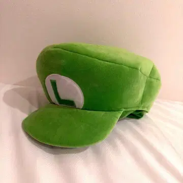 [새상품급] USJ 마리오 루이지 팬 캡 봉제 인형 햇 사이즈 조절 가능