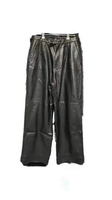 [ HARE ] 인조 가죽 스트레이트 팬츠