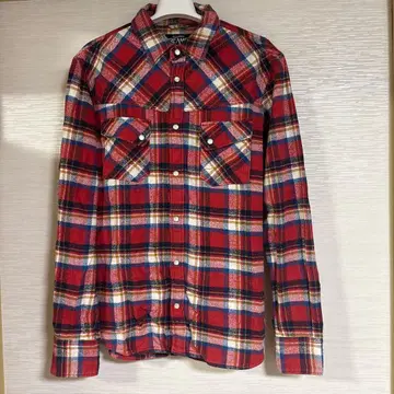 BEAMS 체크 플란넬 셔츠