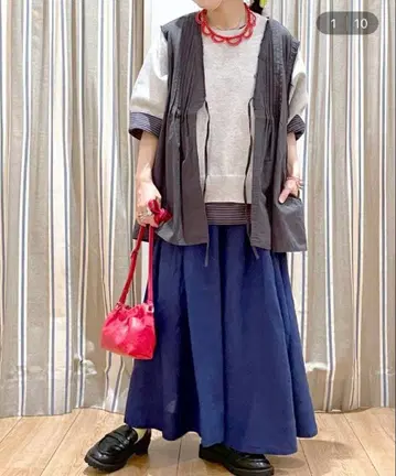 studioclip 프론트 리본 플레어 베스트