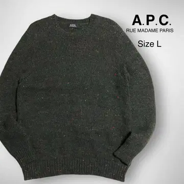 *고품질* [ A.P.C. ] 알파카 혼방 컬러 네프 로우게이지 니트
