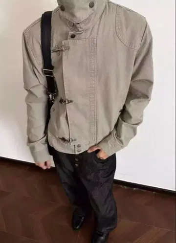 짧은 기장 파이어맨 자켓