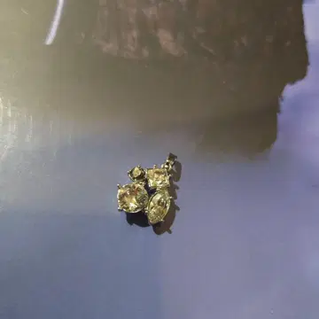 운석 부착 스와로브스키 펜던트