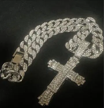 고급스러움 크로스 목걸이 세트 bboy 목걸이 HIPHOP 힙합