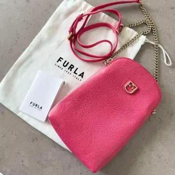 미사용 새상품! FURLA 훌라 숄더백 핑크 스마트폰 숄더
