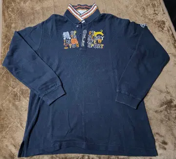 CASTELBAJAC 긴팔 피케 셔츠 블랙 사이즈 4