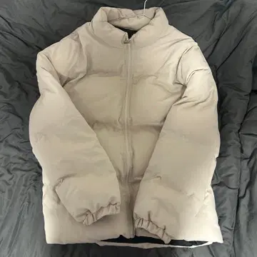 베이지 다운 자켓 XL