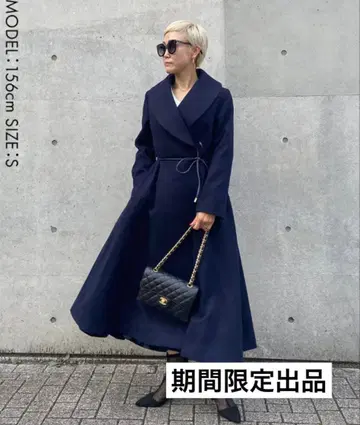 JENNE 제뉴 엘레강트 컬러 플레어 코트