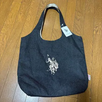 미사용 택 포함 U.S. POLO ASSN. 토트백 데님