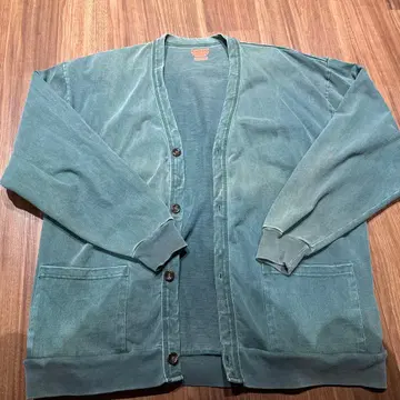 ONEITA 맨투맨 가디건 그린