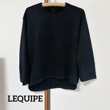 새상품급 L'EQUIPE 레킵 긴팔 상의 블랙