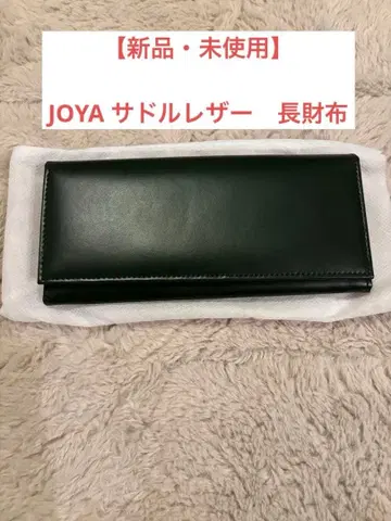 [ 새상품 미사용 ] JOYA 장지갑 새들 레더 다크 그린