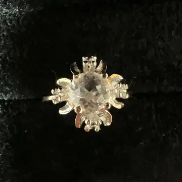 실버 925제 반지 엘레강트한 크리스탈 반지