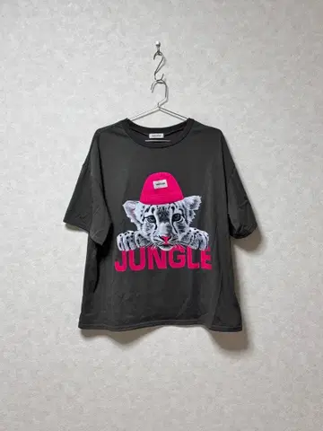 화이트 타이거 T셔츠 y2k