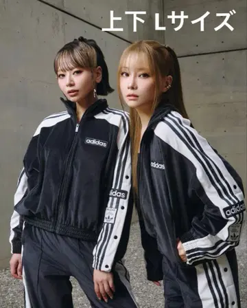 adidas W ADIBREAK VELOUR TT 상하의 세트 L 사이즈