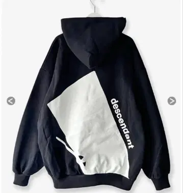 DESCENDANT/SPYHOP HOODY (BLACK)SIZE3