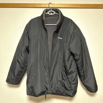 QUIKSILVER 리버서블 보아 다운 자켓 블랙