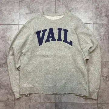 VAIL 로고 그레이 맨투맨