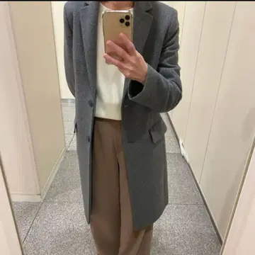 UNIQLO 코트 체스터 코트 XS