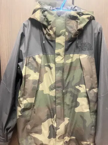 THE NORTH FACE 카모플라쥬 마운틴 후드티 M