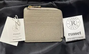 새상품급 russet 그레이 가죽 카드 케이스