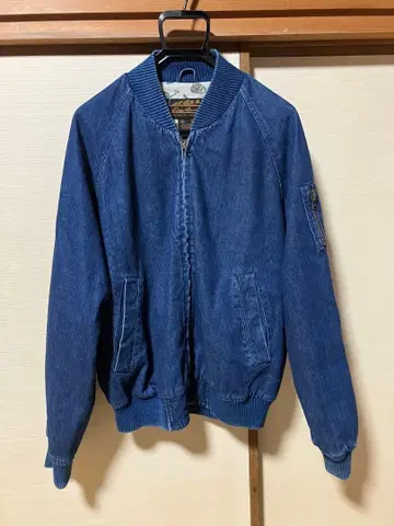 80s 90s 에디 바우어 블랙 택 데님 MA-1