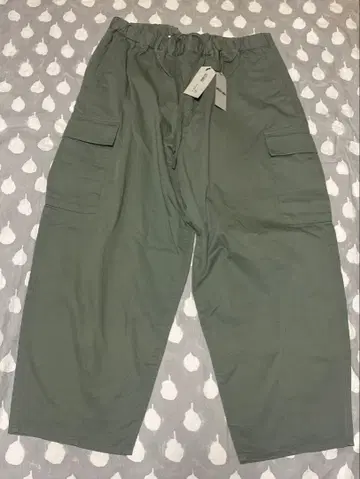 MUJI Labo 카고 팬츠 올리브 그린 남녀 공용 XL