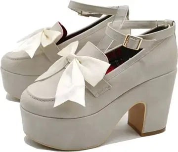 YOSUKE 요스케 통굽 펌프스 11cm