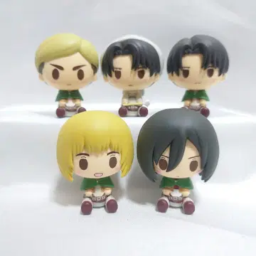 진격의 거인 리바이 엘빈 미카사 알민 쵸코놋코 피규어