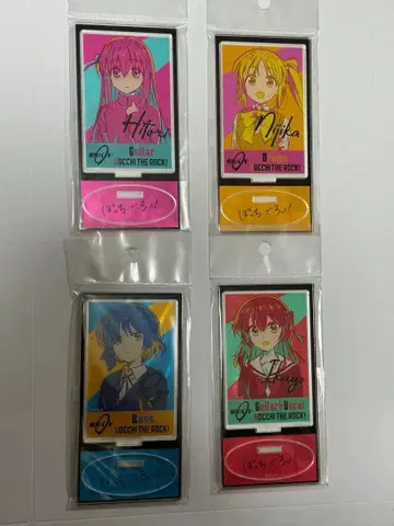 봇치 더 록! POP-TONE 아크릴 스탠드 4종 세트