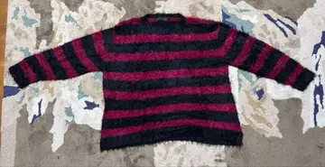 Neos addictive design 보더 샤기 니트 빨검