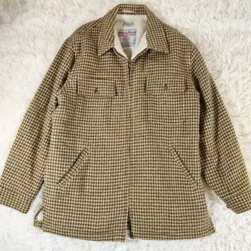 해리스 트위드 AG CLUB 90s 보아 이너 자켓 XL 하운드투스