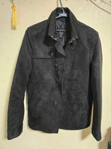 HIDEAWAYS 스웨이드풍 블랙 자켓 5565-3707