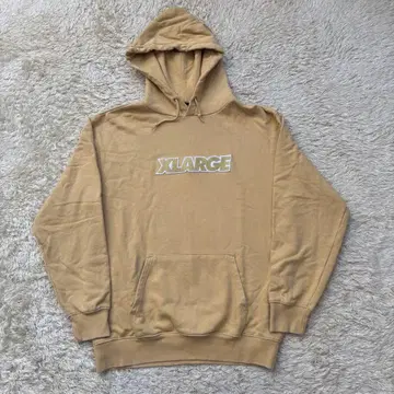 X-Large 후드티 L 크림색 와펜